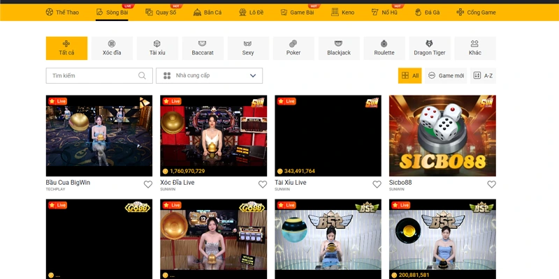 Casino đỉnh cao tại nhà cái trực tuyến Five88